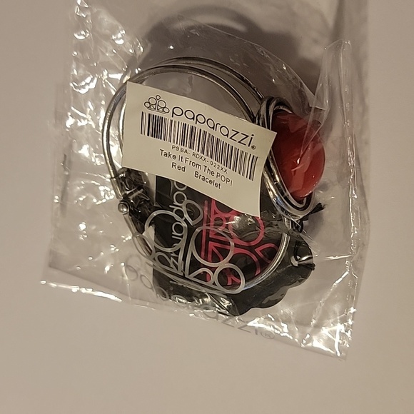 Take it From The POP Red Bracelet Western Fashion Jewelry Paparazzi - Picture 4 of 4